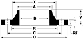 ANSI B16.5 Class 400 Weld Neck Flange